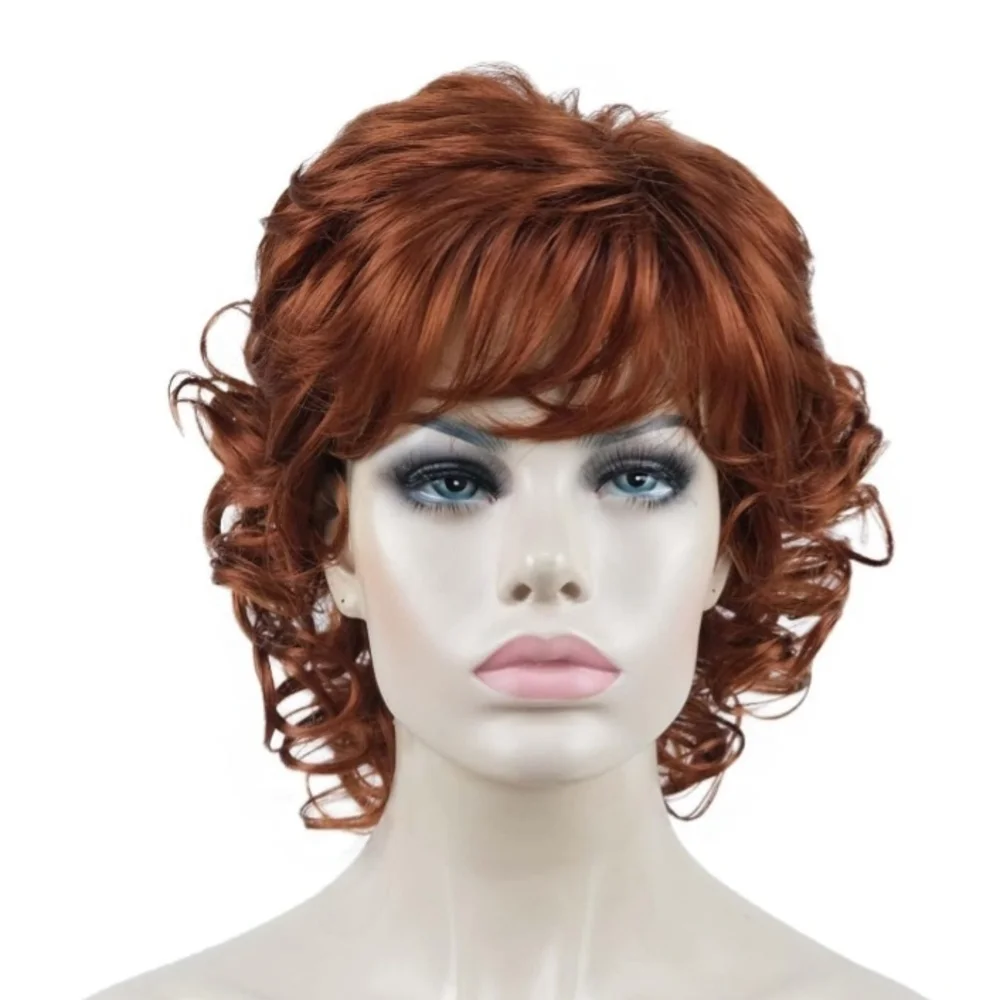 🎈Radiant Auburn Curly Wig🎈 - Picture 7 of 11